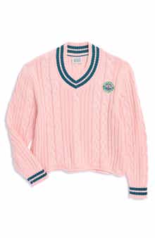 Scotch & Soda Kids' Tennis Group Cable Knit Sweater