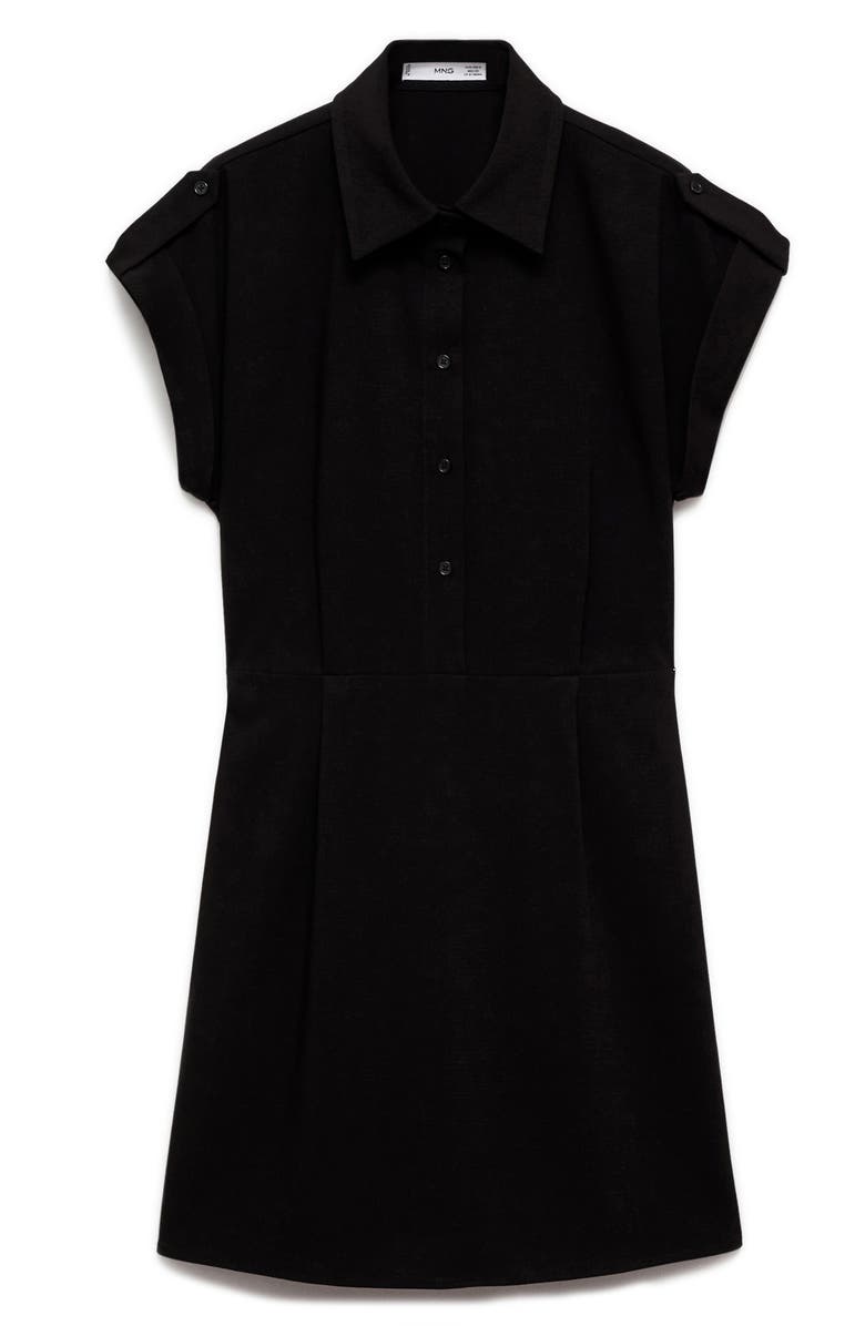 MANGO Collared Shirtdress, Alternate, color, 