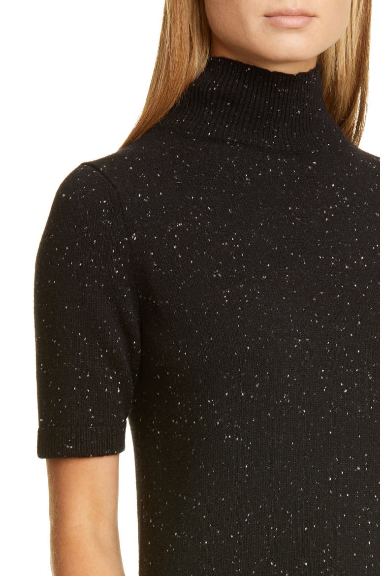 Wool & Cashmere Midi Sweater Dress, Alternate, color, BLACK MULTI