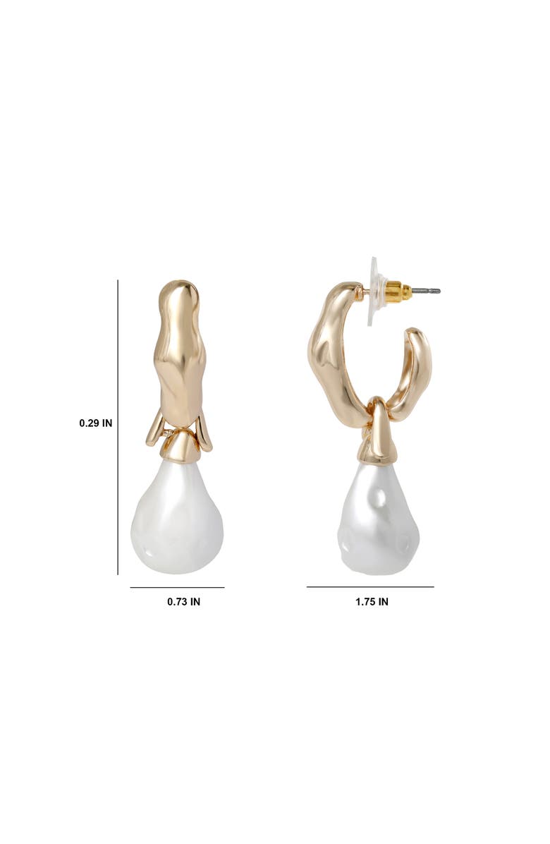 BCBG Cute Posts Earrings, Alternate, color, Gold