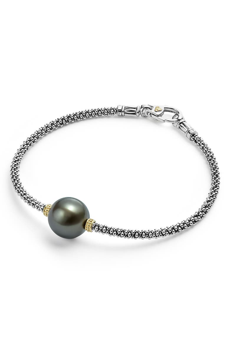 LAGOS Luna Pearl Single Station Bracelet, Alternate, color,