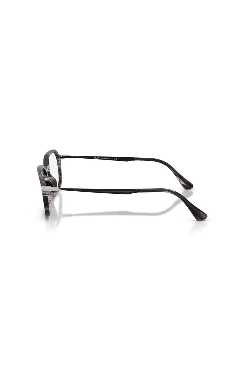 Persol 52mm Rectangle optical glasses, Alternate, color, Grey