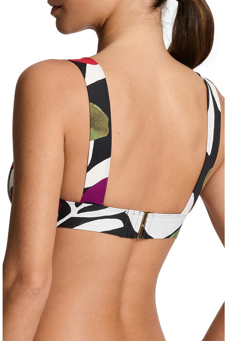 Wide Strap Bikini Top, Alternate, color, MULTI WHITE