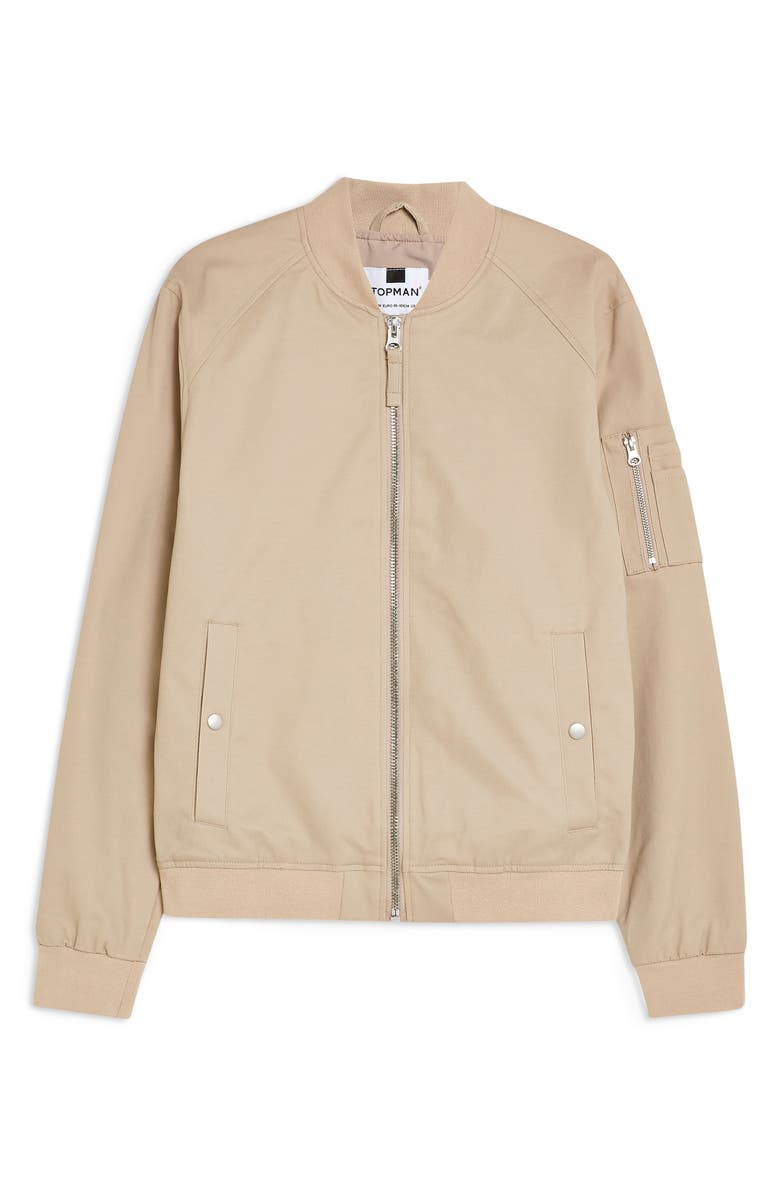 Topman Lightweight Bomber Jacket, Alternate, color,