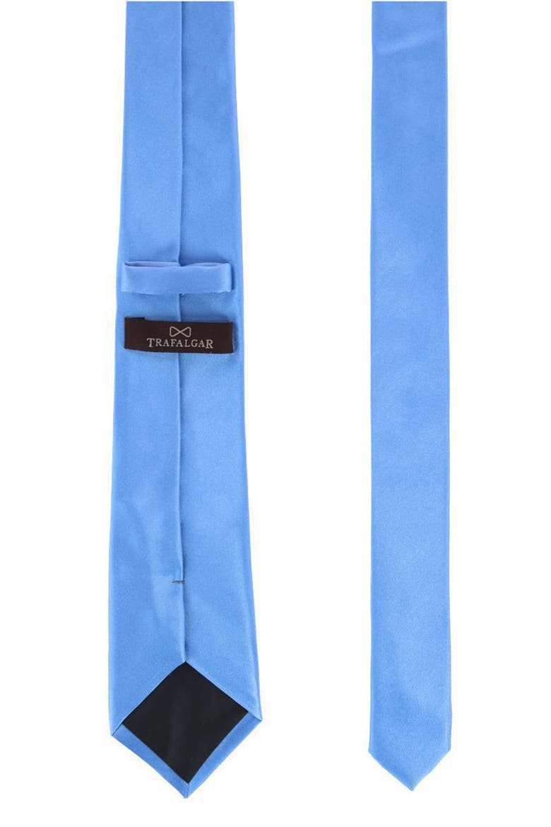 Sutton Sold Silk Tie, Alternate, color, BLUE