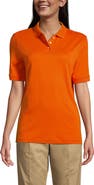 Lands' End School Uniform Short Sleeve Interlock Polo Shirt