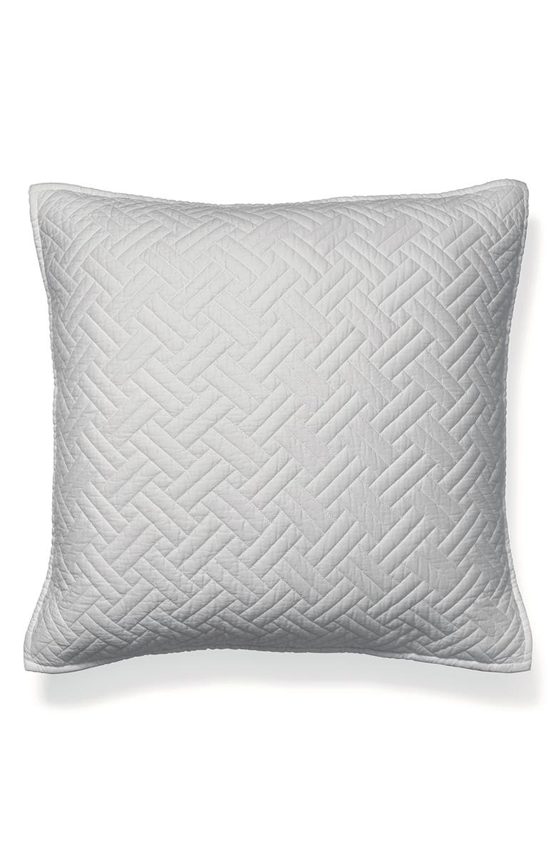 Boll & Branch Heritage 300 Thread Count Quilted Euro Sham, Main, color,