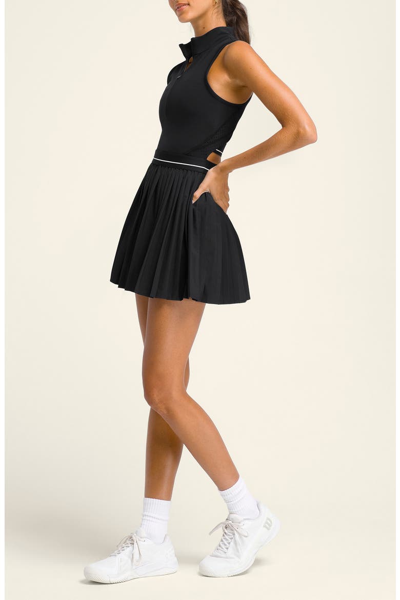 Winning Tennis Dress, Alternate, color, BLACK