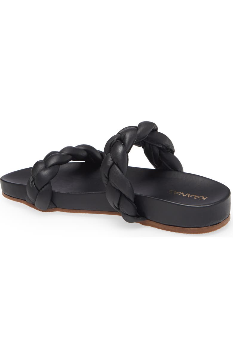 Kaanas Coco Braided Slide Sandal, Alternate, color,