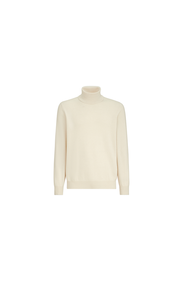 Brunello Cucinelli Cashmere turtleneck sweater, Alternate, color, Butter