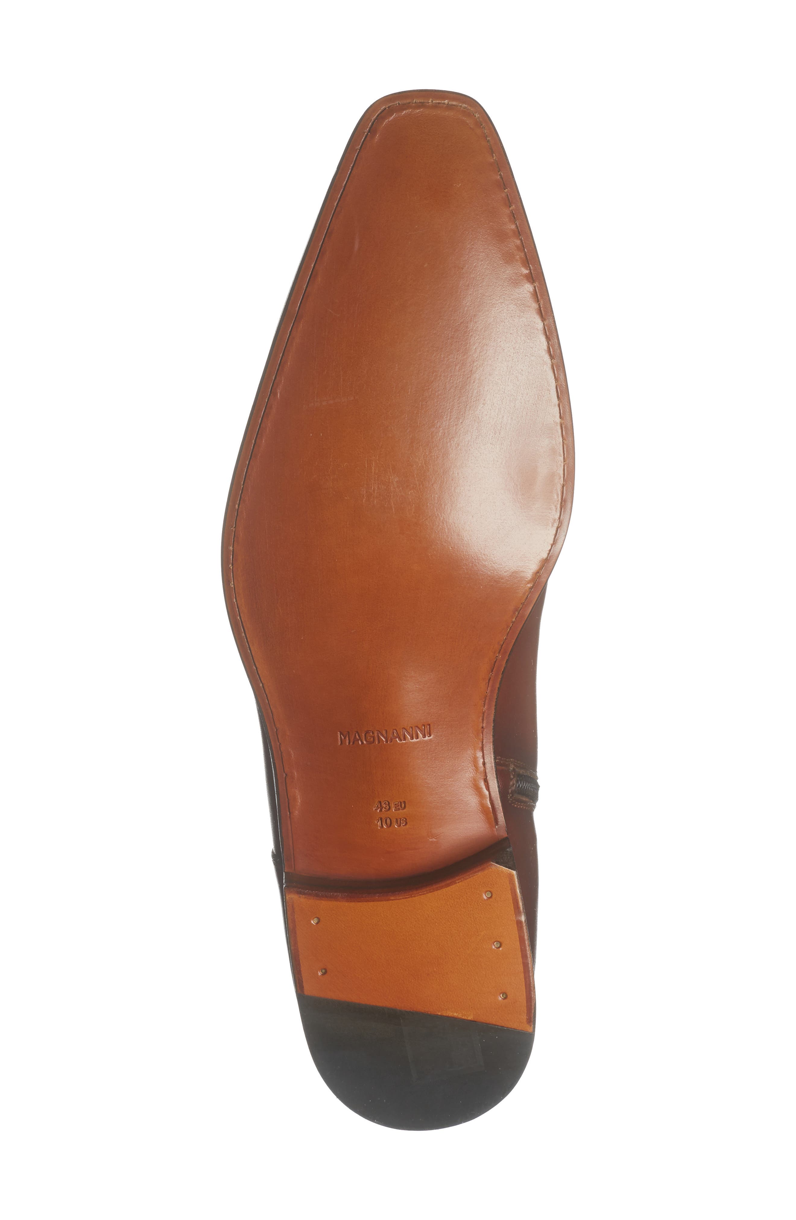 Magnanni Navaro Square Toe Boot, Alternate, color, Cuero