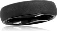 BLACKJACK Sanded Band Ring