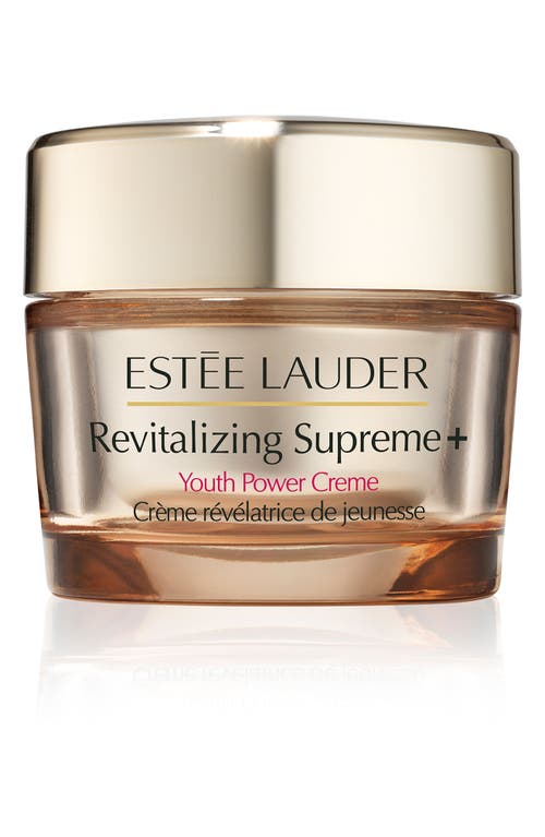Estée Lauder Revitalizing Supreme+ Youth Power Cream Moisturizer With Hyaluronic Acid & Peptides In Transparent