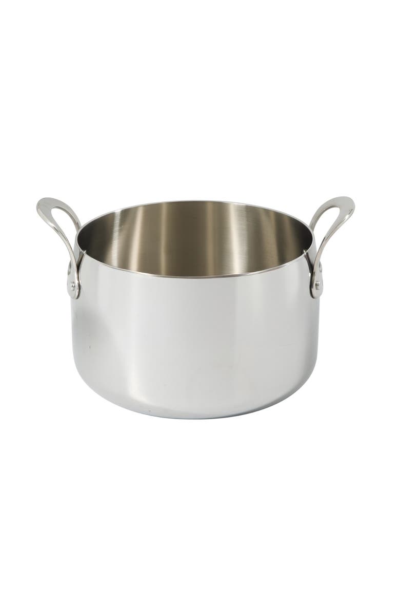 8 Quart Tri-Ply Stainless Steel Stock Pot with Lid - Dutch Oven, Alternate, color, Stainless Steel