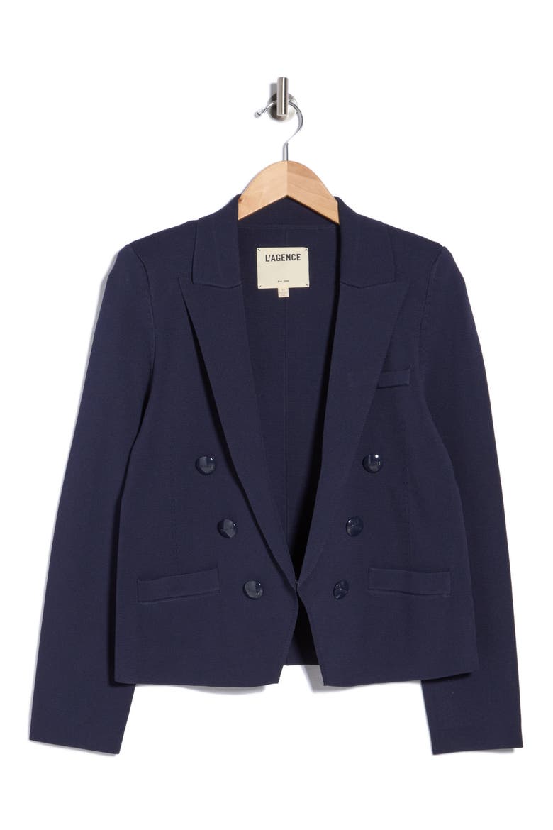 Mercer Knit Blazer, Main, color, MIDNIGHT