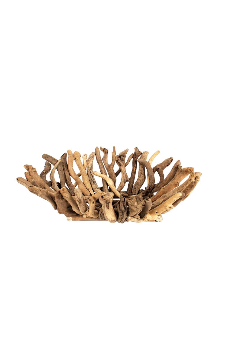 Storied Home Driftwood Tray, Main, color, Natural