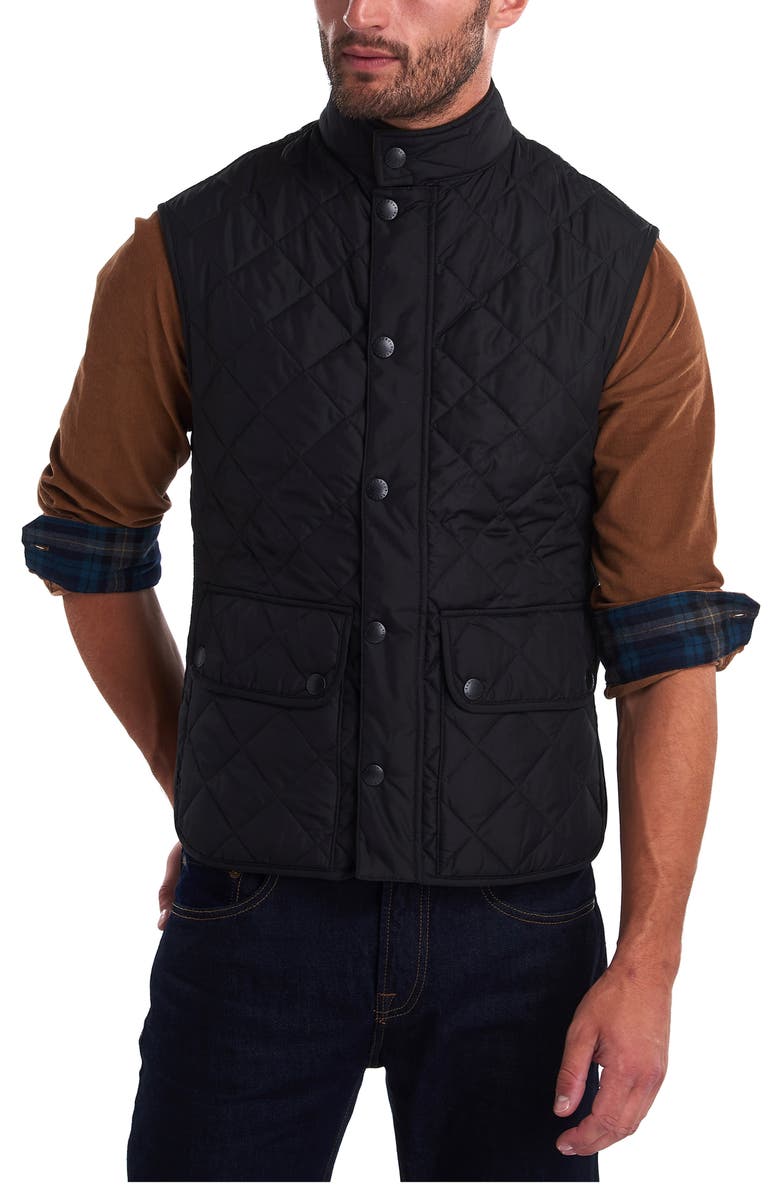 Barbour Lowerdale Slim Fit Quilted Vest, Main, color,