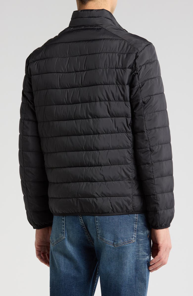 Lucky Brand Clarkson Water-Resistant Packable Puffer Jacket, Alternate, color, Black