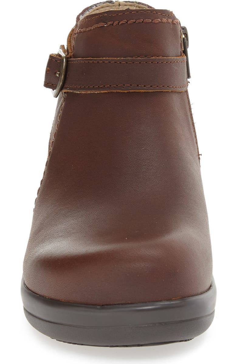 Alegria by PG Lite Alegria Dylan Water Resistant Bootie, Alternate, color, Hickory Brown Leather