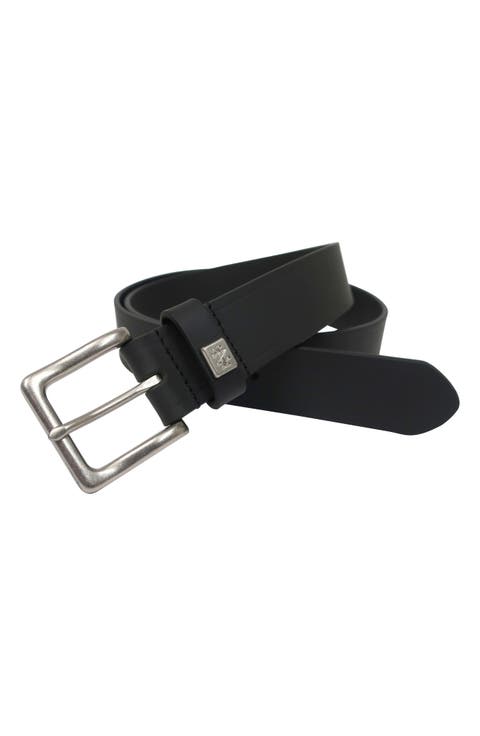 Cut Edge Leather Belt