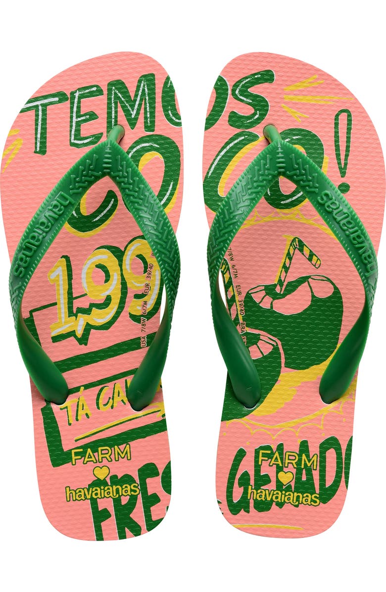 Havaianas x FARM Rio Flip Flop, Alternate, color,