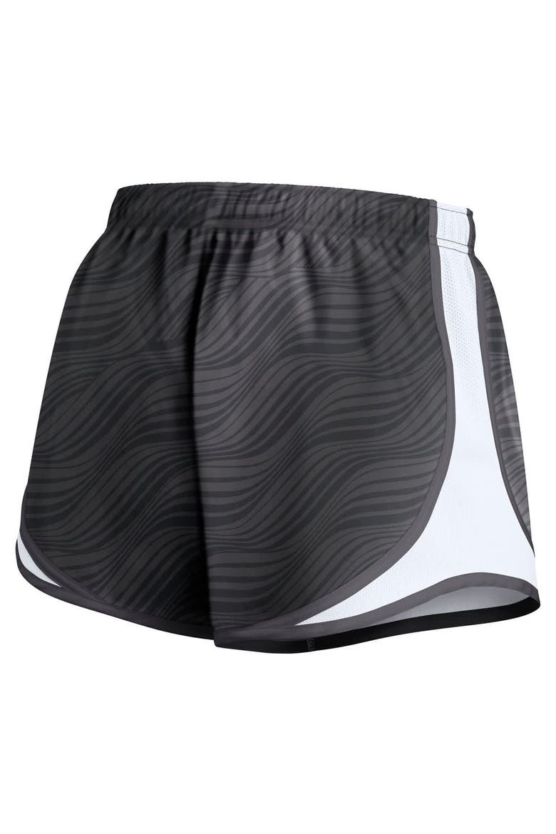 Women's Nike Anthracite Las Vegas Raiders Tempo Performance Shorts, Alternate, color, Anthracite