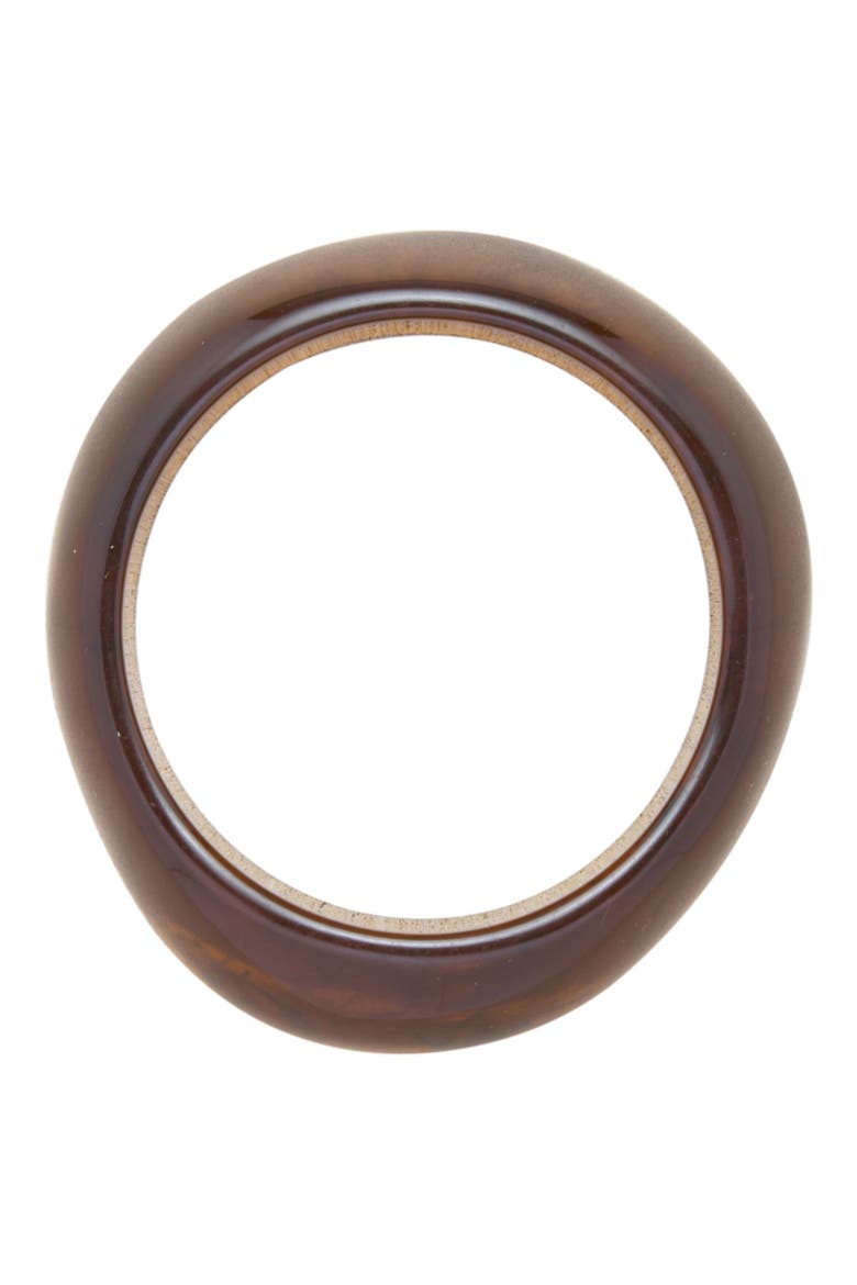 Brown Lucite® Bangle, Alternate, color, BROWN