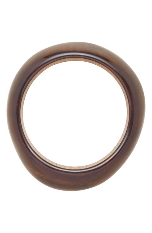 St. Moran Brown Lucite® Bangle In Brown