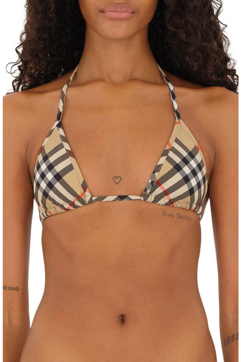 Check Bikini Top, Main, color, SAND IP CHECK