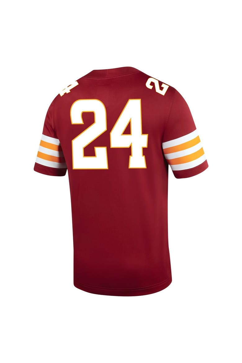 Men's Nike #24 Cardinal Iowa State Cyclones Untouchable Football Jersey, Alternate, color, Cardinal