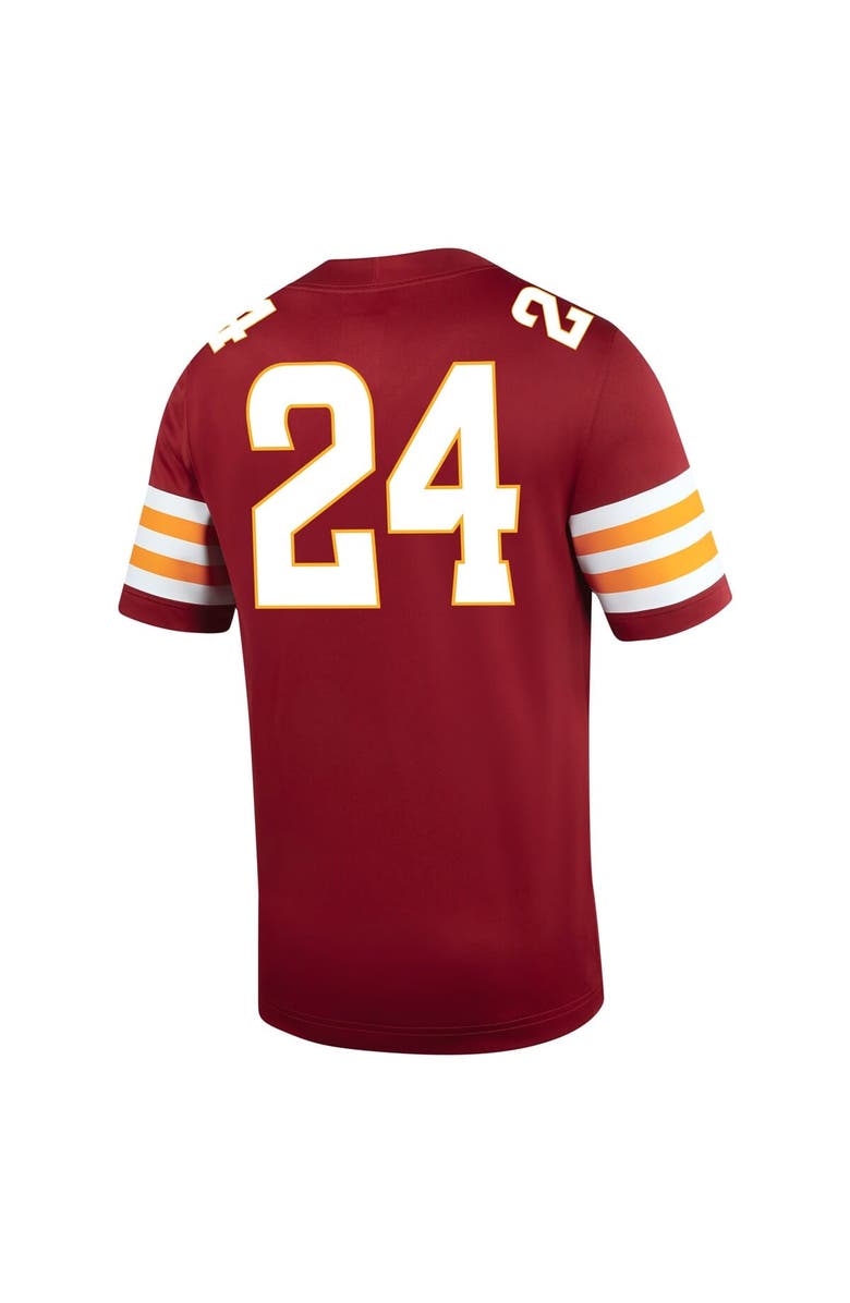 Nike Men's Nike #24 Cardinal Iowa State Cyclones Untouchable Football Jersey, Alternate, color, Cardinal