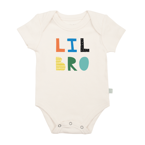 Organic Baby Graphic Bodysuit | Lil Bro (baby)