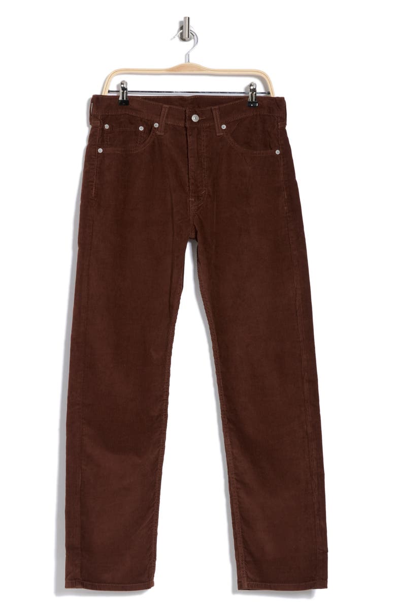 Levi's<sup>®</sup> 505<sup>™</sup> Regular Straight Corduroy Pants, Alternate, color, Teak