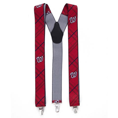 Men's Red Washington Nationals Suspenders