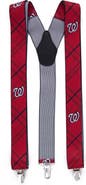 EAGLES WINGS Men's Red Washington Nationals Suspenders
