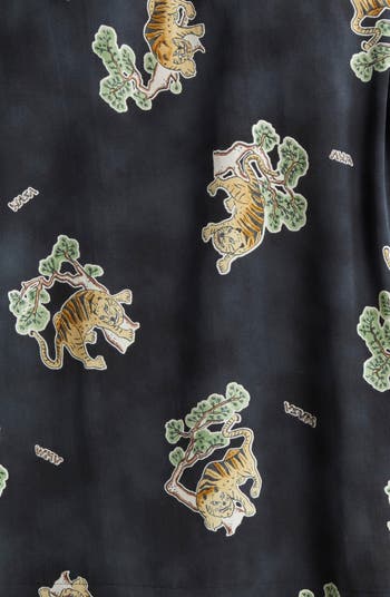VISVIM Copa Tora Tiger Print Silk Camp Shirt | Nordstrom VISVIM Copa Tora Tiger Print Silk Camp Shirt | Nordstrom