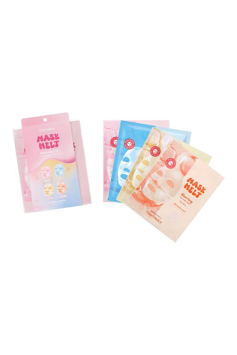 Mask Melt 4-Piece Set, Main, color, PINK