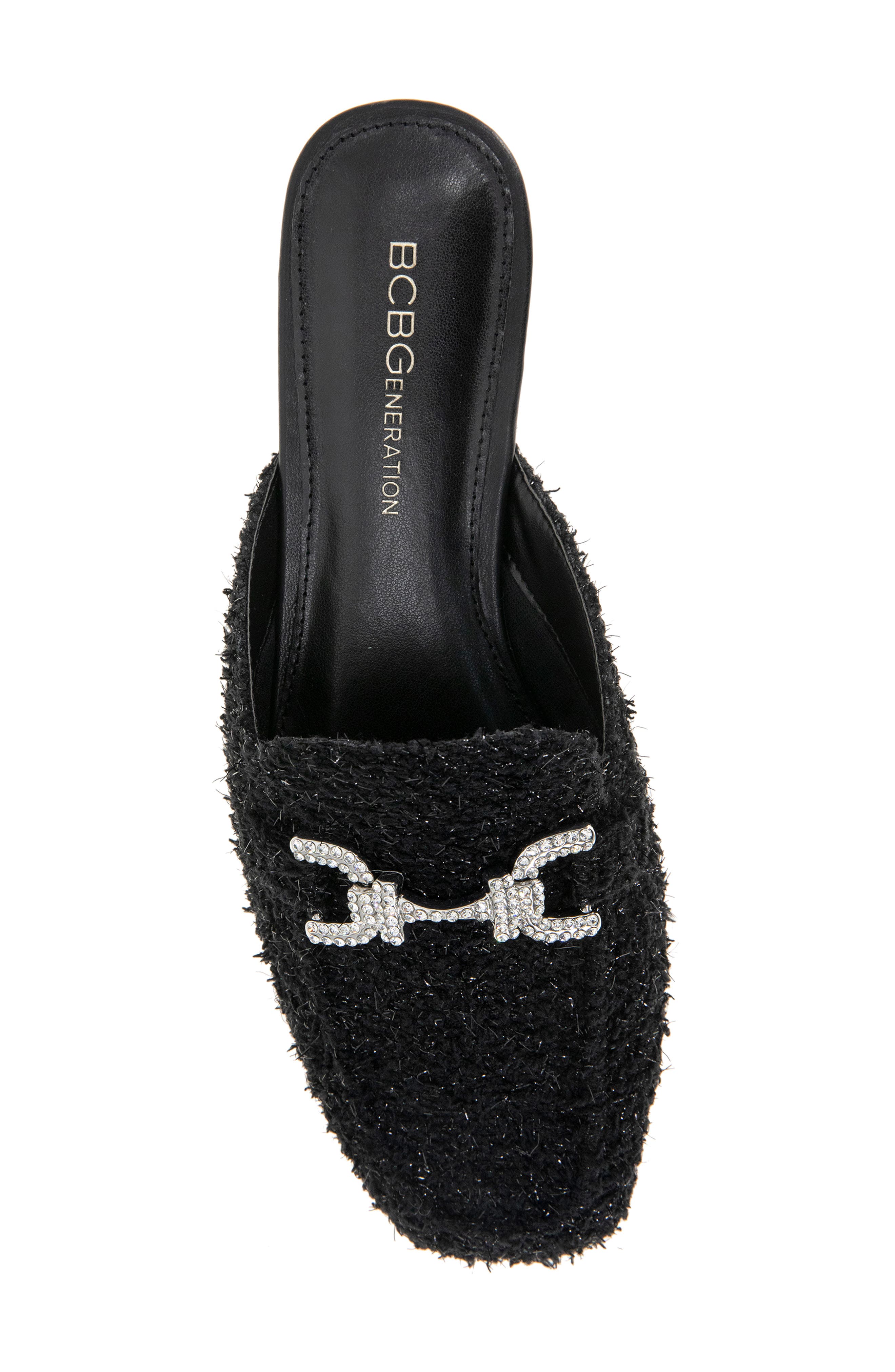 BCBGeneration Pendall Bit Mule, Alternate, color, Black Boucle