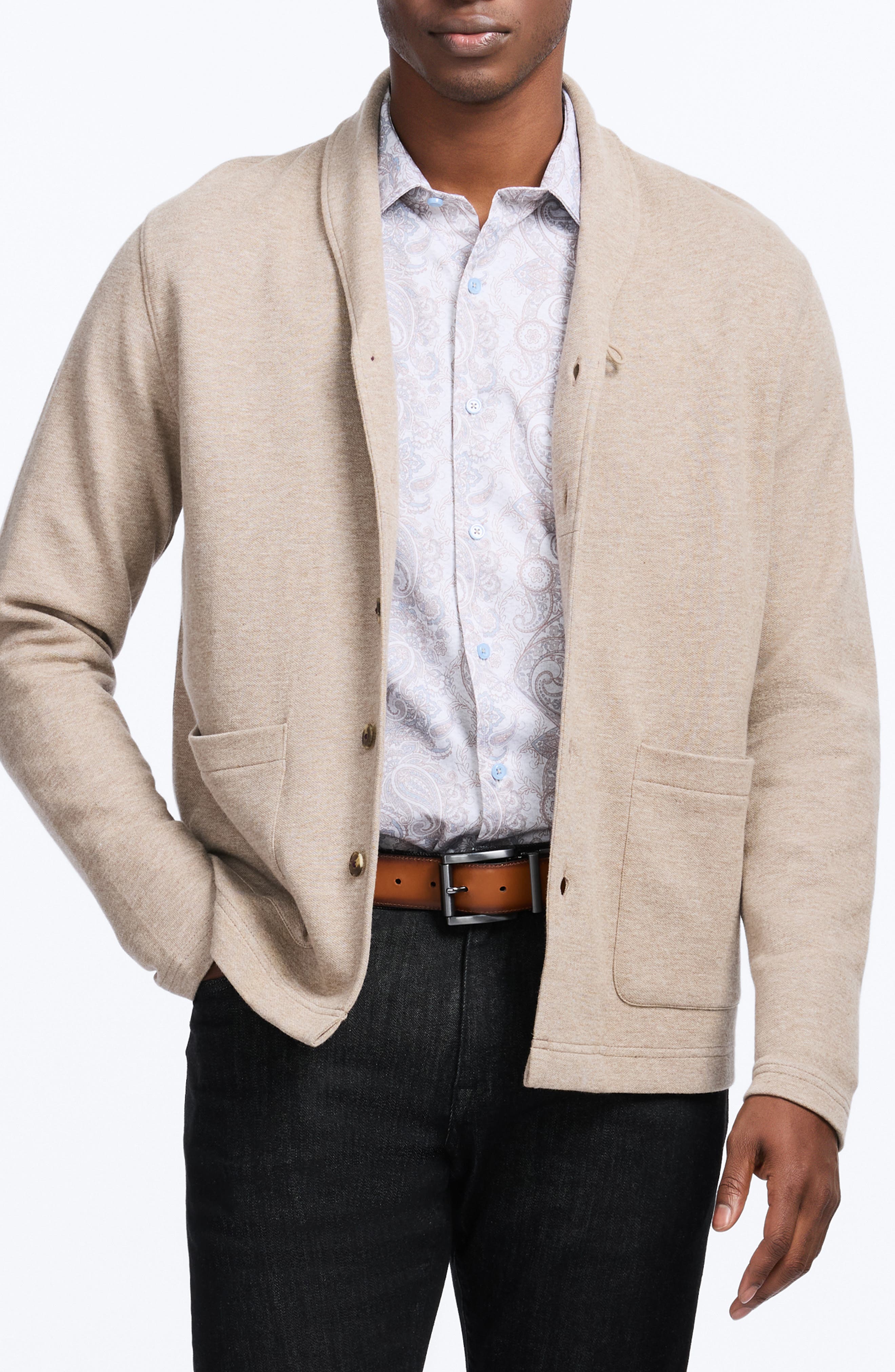 Robert Graham Adriano Shawl Collar Cotton Cardigan