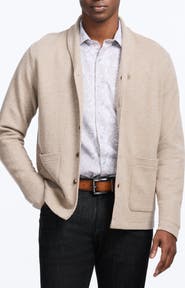 Robert Graham Adriano Shawl Collar Cotton Cardigan