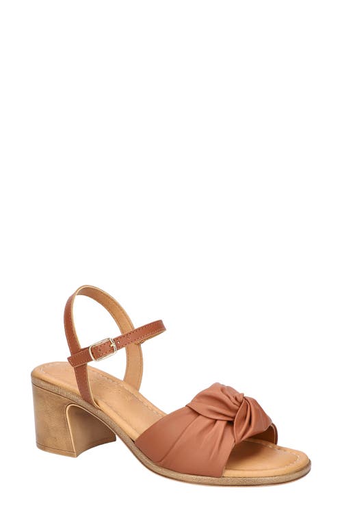Bella Vita Ave-Italy Ankle Strap Sandal in Whiskey Italian Leather  product