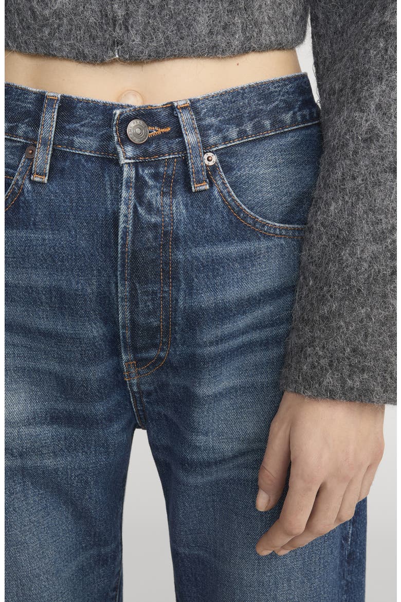 The Vertical High Waist Relaxed Straight Leg Jeans, Alternate, color, BRAZEN
