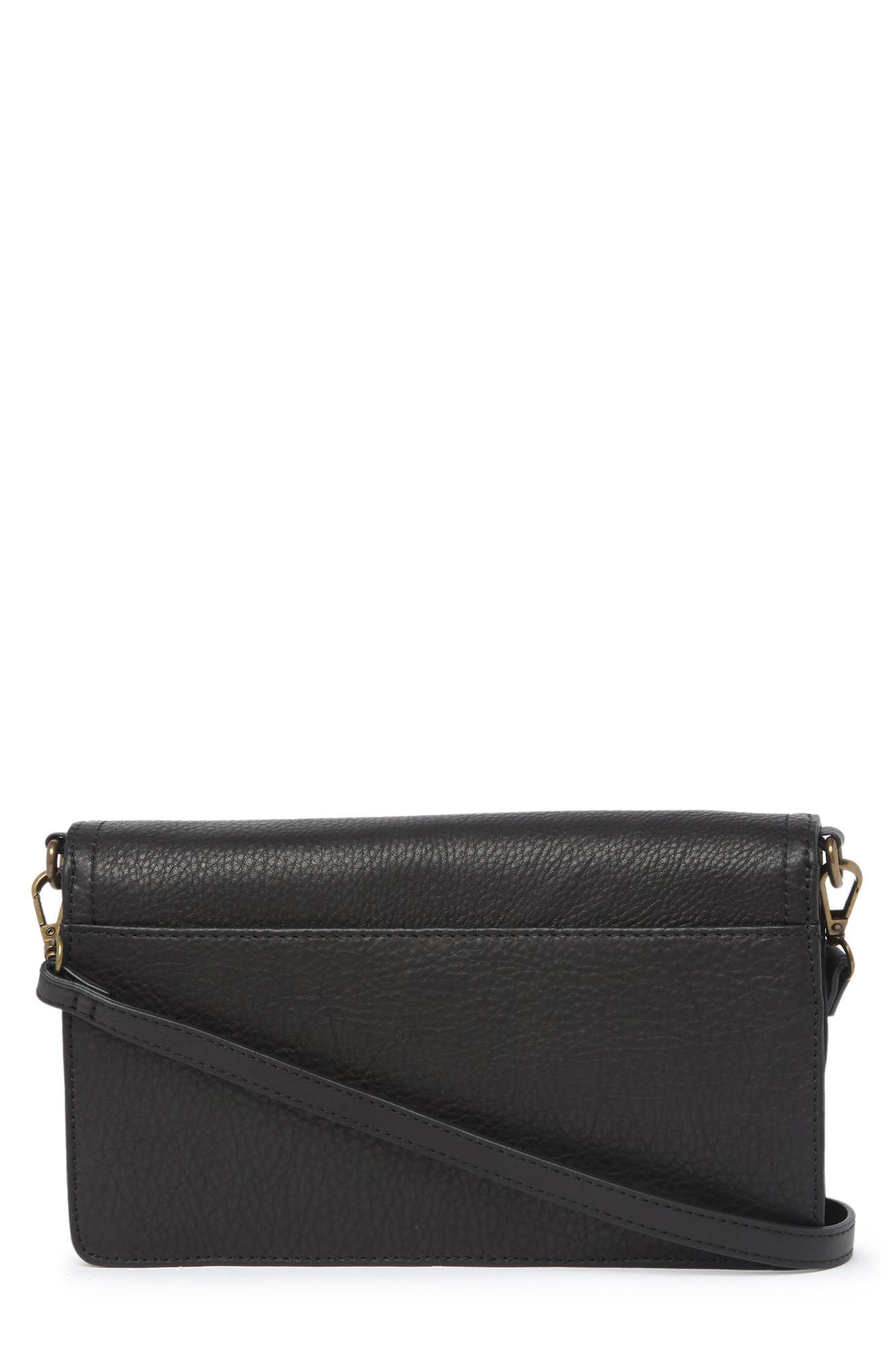 AMERICAN LEATHER CO. Brenton Leather Crossbody Bag, Alternate, color, 