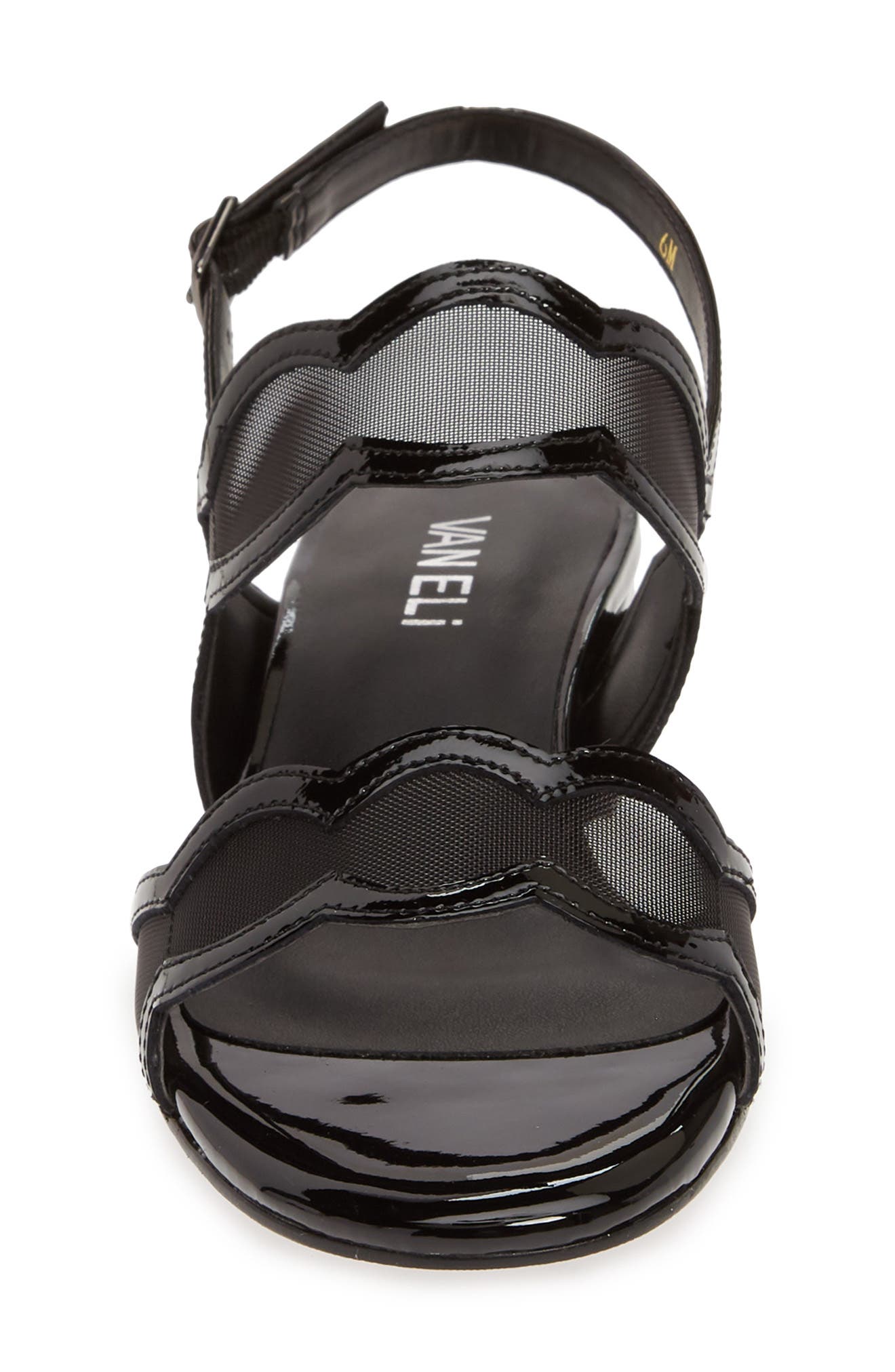 VANELi Hesper Scalloped Slingback Sandal, Alternate, color, 