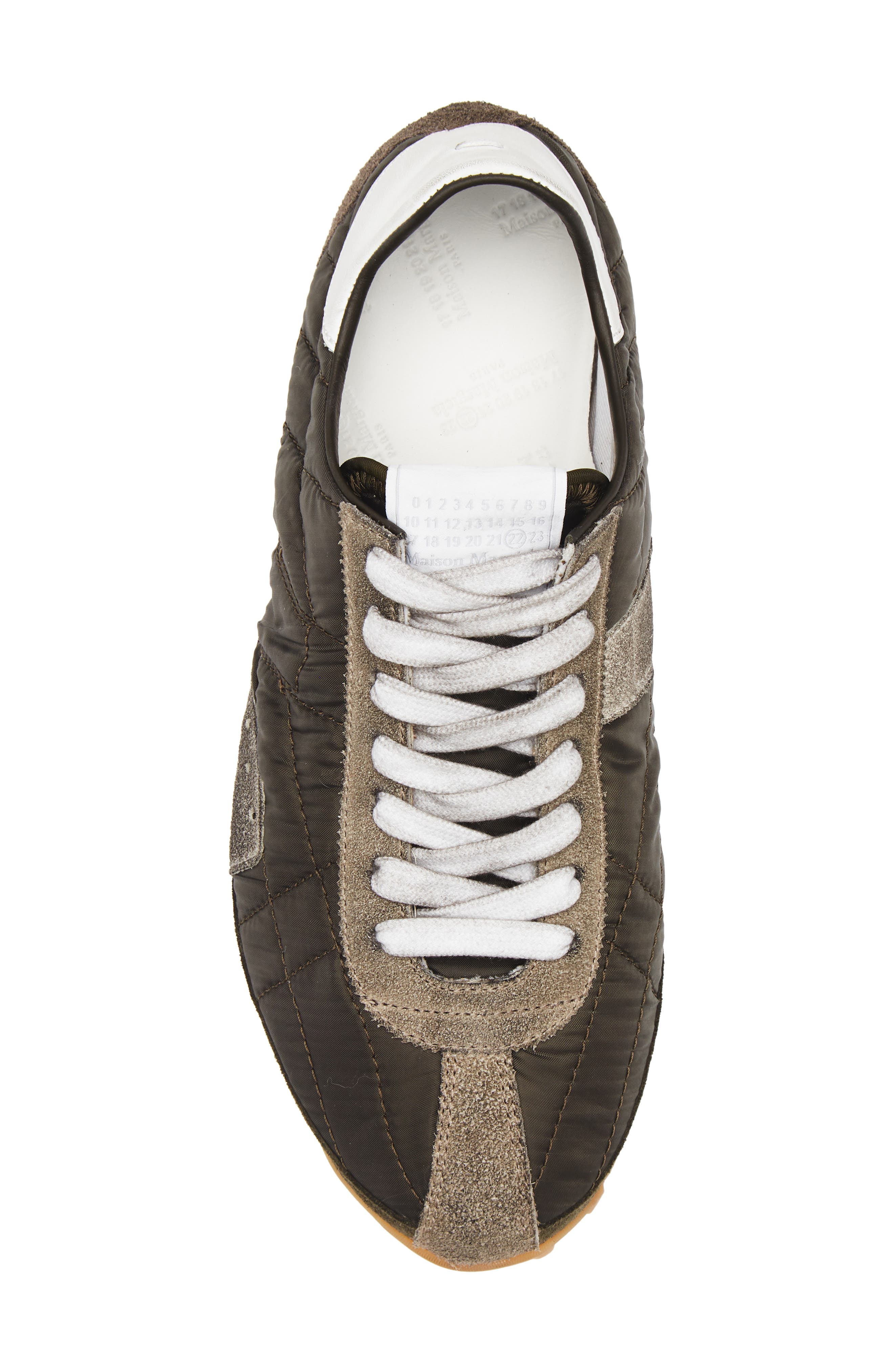 Maison Margiela Sprinters Sneaker, Alternate, color, Dark Green/ White/ Grey