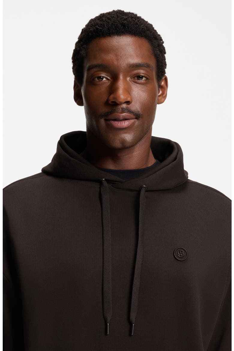 Stevens Cotton Pullover Hoodie, Alternate, color, DARK BROWN