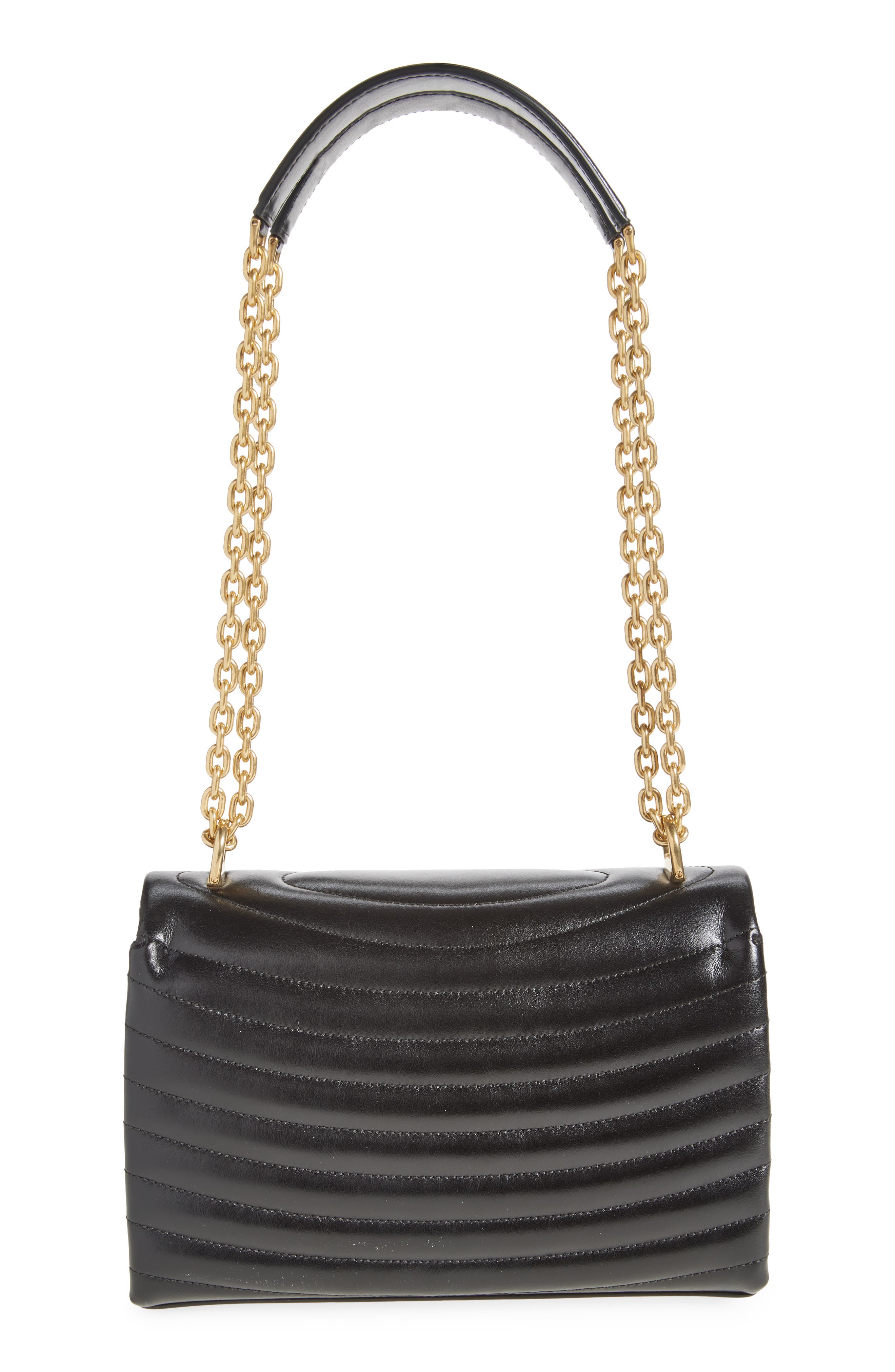 FERRAGAMO Medium Matelassé Leather Shoulder Bag, Alternate, color, 