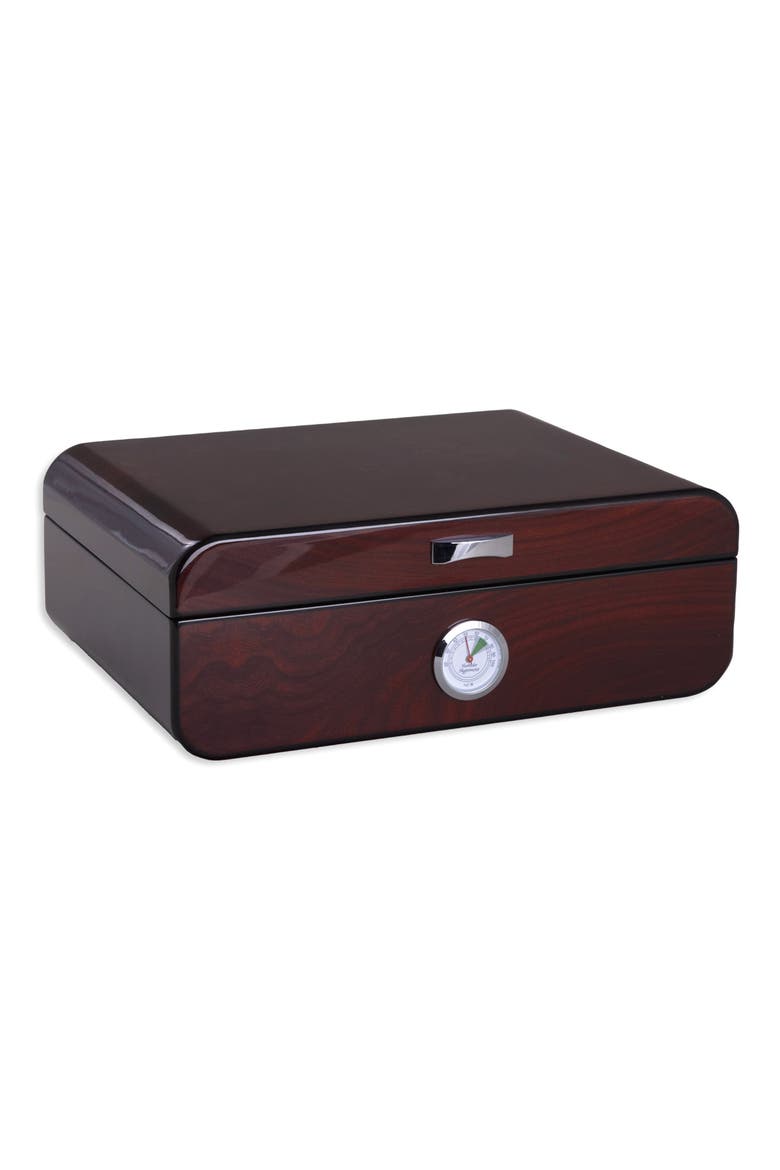 Gerard 40 Cigar Humidor, Main, color, BROWN