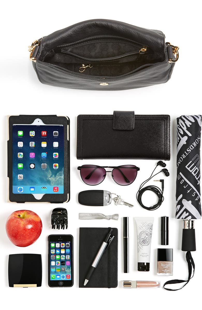 MICHAEL Michael Kors 'Bedford Tassel - Medium' Convertible Leather Shoulder Bag, Alternate, color,