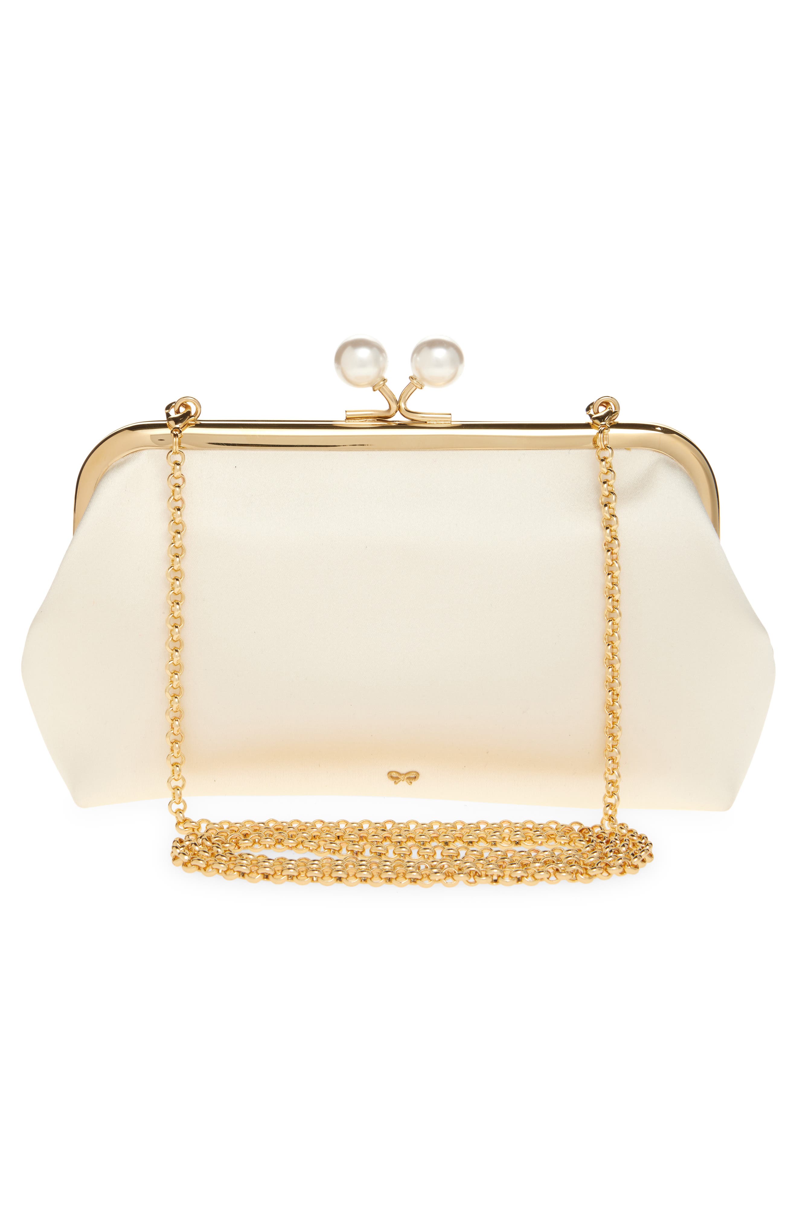 Anya Hindmarch Maud Satin Clutch, Alternate, color, 